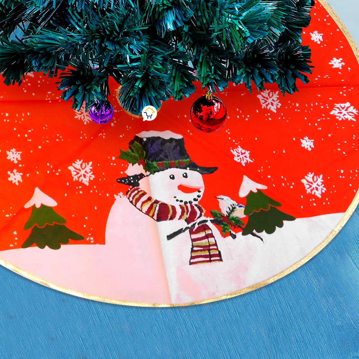 Miniatura 6 de Pie De Arbol Grande Navidad Decoracion